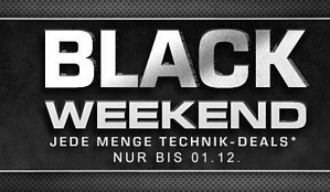 Saturn: Black Weekend – jede Menge Technikdeals z.B. das Canon EOS 1200D Kit 18-55 mm + 75-300 mm für 399,00 Euro