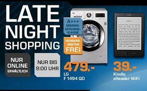 Saturn Latenight-Shopping am 14. Mai 2014 u.a. mit dem Kindle eReader für 39 Euro