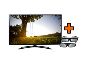 Samsung UE40F6100 40 Zoll 3D-TV + 2 Active Shutter Brillen