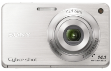 Sony Cyber-shot DSC-W560 Digitalkamera in 4 verschiedenen Farben bei Saturn