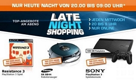 Saturn Latenight-Shopping am 17. Juli 2013 mit z.B. mit dem PS3-Spiel Resistance 3 (idealo: 17,99 Euro)