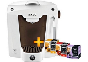 AEG LM 5100 Lavazza Favola A Modo Mio Espresso-Kaffeekapselautomat + 5 Packungen Kaffee