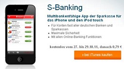 S-Banking-App für kostenlos – Multibankenfähige App der Sparkasse für das iPhone und den iPod touch