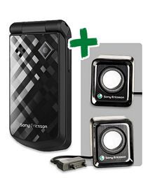 Sony-Ericsson Z555i Handy + MPS-70 Lautsprecher