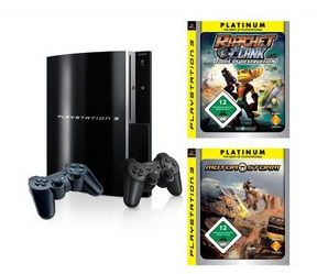 Playstation 3 + 2 Controller + 2 Spiele
