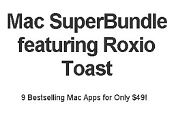 stacksocial: Mac SuperBundle featuring Roxio Toast für rund 37 Euro