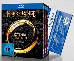Tchibo: Herr Der Ringe Extended Edition auf Blu-ray + Kinogutschein für 39,95 Euro