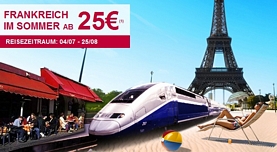 TGV Europe – Frankreich im Sommer ab 25 Euro