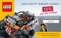 Thalia: 15 Prozent Rabatt auf LEGO-Artikel