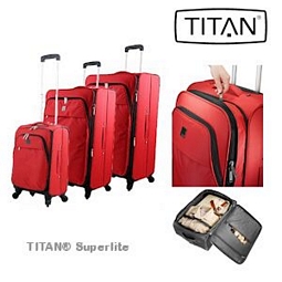 TITAN Superlite 4-Rollen Trolley Set 3-tlg.