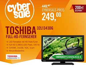 Toshiba 32L1343DG 32 Zoll LED-TV