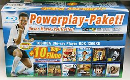 Toshiba BDX1200KE + 10 Blu-rays (Powerplay-Paket)