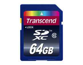 Transcend SDXC Class 10 Extreme-Speed 64GB Speicherkarte