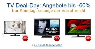 Amazon: TV-Deal-Day am 11. Dezember mit Rabatten von bis zu 60 Prozent auf Fernseher