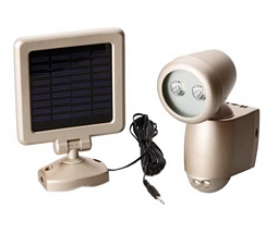 UNITEC Highpower LED Solarstrahler + Bewegungsmelder Strahler Solarlampe