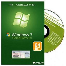 Microsoft Windows 7 Home Premium 64Bit OEM