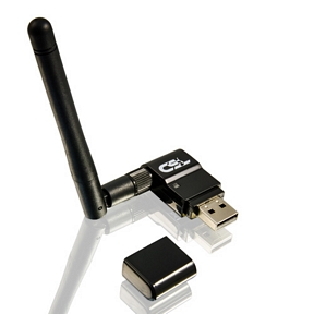 300Mbit WLAN Stick mit abnehmbarer Antenne USB 2.0