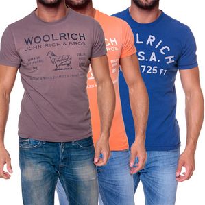WOOLRICH Herren Kurzarm T-Shirts Shirt Casual Style