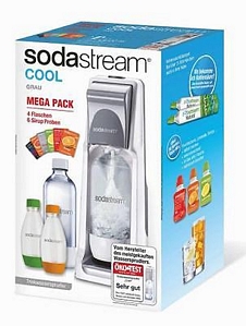 SodaStream Cool Super-Spar-Pack weiß/grau Trinkwassersprudler