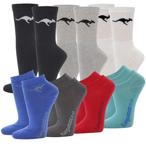 12 Paar KangaROOS Socken Sportsocken & Sneaker für Damen und Herren