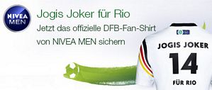 Amazon.de: Gratis DFB-Fan-Shirt beim Kauf von NIVEA MEN Produkten ab einem Wert von 12 Euro