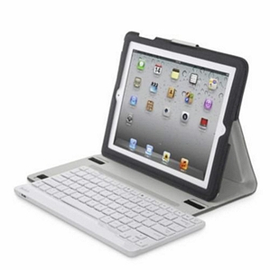 Belkin F5L144DEWHT Etui mit abnehmbarer Bluetooth Tastatur iPad 2nd 3rd 4th gen