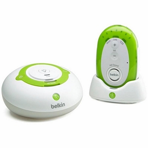 Belkin Baby 200 Digitales DECT-Babyphone 300m Reichweite und Nachtlicht (F7C034QM)