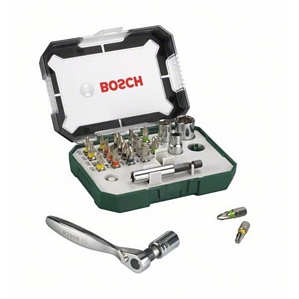 Bosch Schrauberbit- und Ratschen-Set, 26-tlg. (2607017322)