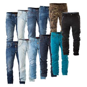 CIPO & BAXX Jeans Herren Hose Used Look Sommer Jeans