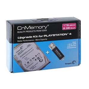 CnMemory Upgrade Kit interne 1TB 2,5 Zoll Seagate SSHD Festplatte inkl. 8GB Stick