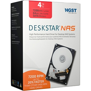 HGST Deskstar NAS SATA 4TB interne Festplatte (H3IKNAS40003272SE)