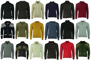 Enzo Di Milano Herren Strickjacken Pullover Sweater verschiedene Modelle