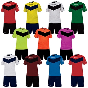 Givova Fußball Set Trikot mit Short Vittoria Teamwear (KITT04)