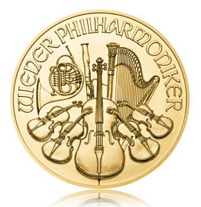 2x 1 Unze + 1x 1/25 Unze Goldmünze Wiener Philharmoniker 63,45 Gramm Feingold