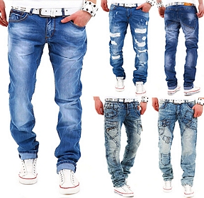 Herren-Jeans Straight Fit verschiedene Modelle W29-W38