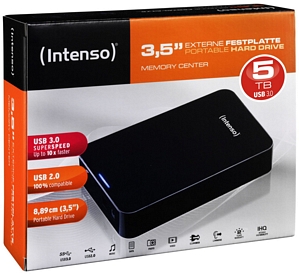 Intenso Memory Center 5TB USB 3.0 externe Festplatte HDD 3,5 Zoll 6031513