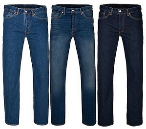 Levis 751 Standard Fit Hose Herren Jeans Denim in verschiedenen Farben