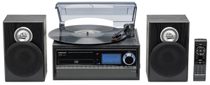 MEDION LIFE E69402 Platten- und Kassettenspieler mit CD-Player