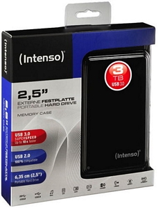 Intenso Memory Case 3TB USB 3.0 externe Festplatte 2,5 Zoll
