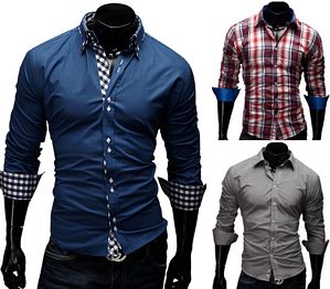 Merish Hemden Slim Fit Neu 5 Modelle verschiedene Farben