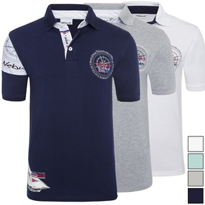 Nebulus Lifestyle-Polo-Shirt Deep-Blue für Damen und Herren