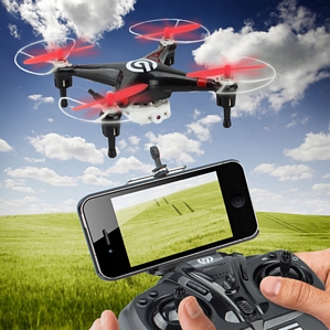 NINETEC Video Drohne Quadrocopter Live Übertragung Smartphone IOS Android