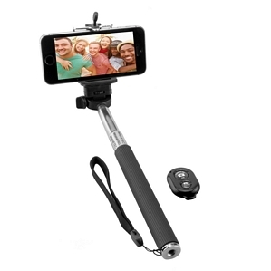 NINETEC Picturesmart Bluetooth SelfieMaker Teleskoparm für IOS/Android Smartphones