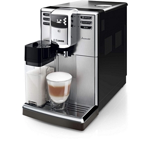 Saeco Incanto HD8917/01 Kaffeevollautomat + integrierter Milchaufschäumer + Milchkanne