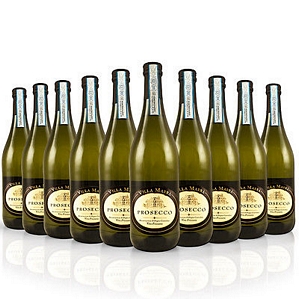 10 x 0,75l FL. PROSECCO VILLA MARRA Vino Frizzante DOC Italien Wein Schaumwein