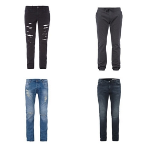 Review Herren Hosen Jeans Denim Jogg Destroyed Skinny diverse Modelle