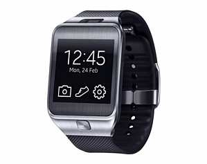 Samsung Gear 2 SM-R380 Smartwatch Charcoal Black Schwarz