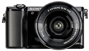 Systemkamera Sony Alpha 5000 Kit schwarz + SEL-P 16-50