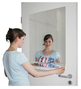 2er Set Spiegelfolie Folie mit Spiegeleffekt selbstklebend 150x58cm