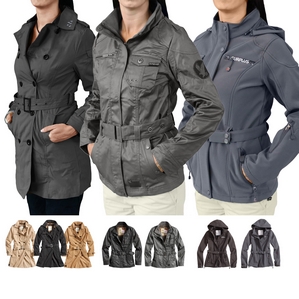 Surplus Raw Vintage Damen Jacke Armored Jacket / Trenchcoat / Softshell Beast